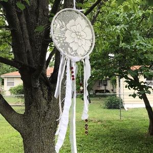 Red dream catcher